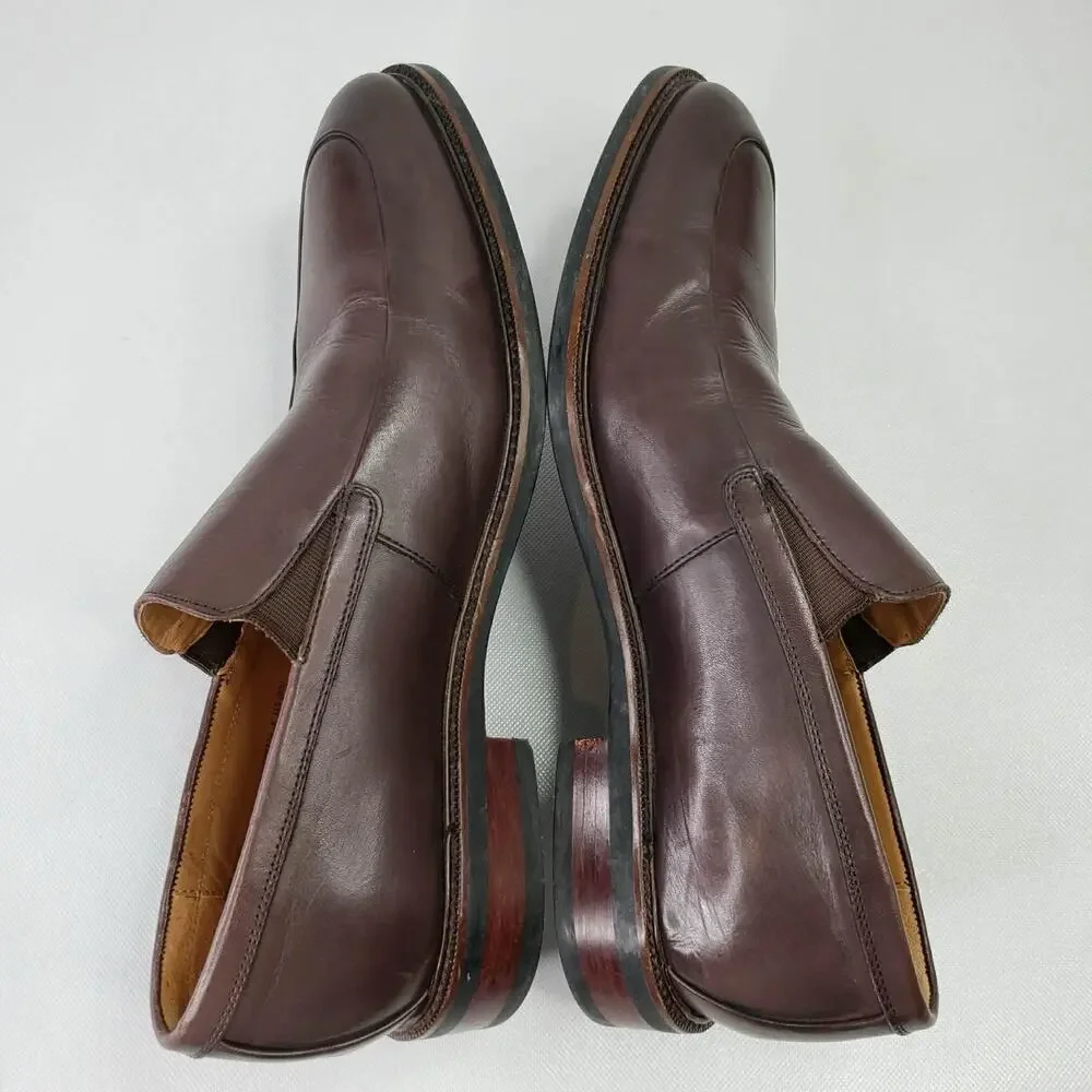 Cole Haan Men's Size 10 Madison Split Venetian II Slip-On Loafers Brown Leather
